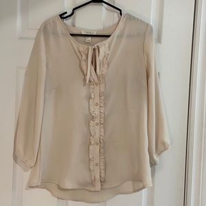 Cream/off-white blouse